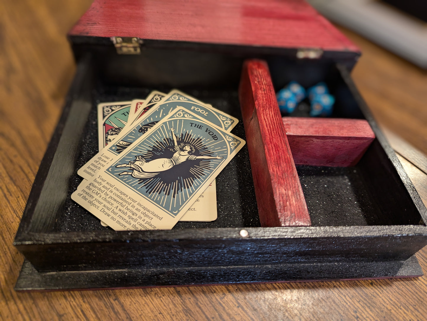 D&D Dice Box Dice Tray Dungeons and Dragons dice box