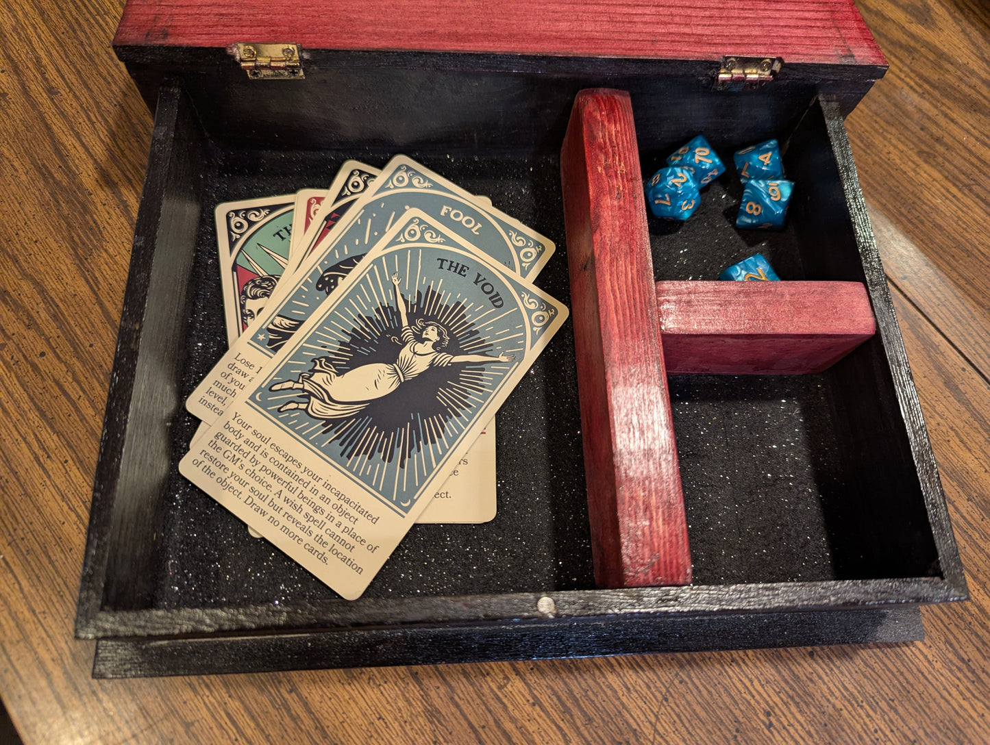 D&D Dice Box Dice Tray Dungeons and Dragons dice box