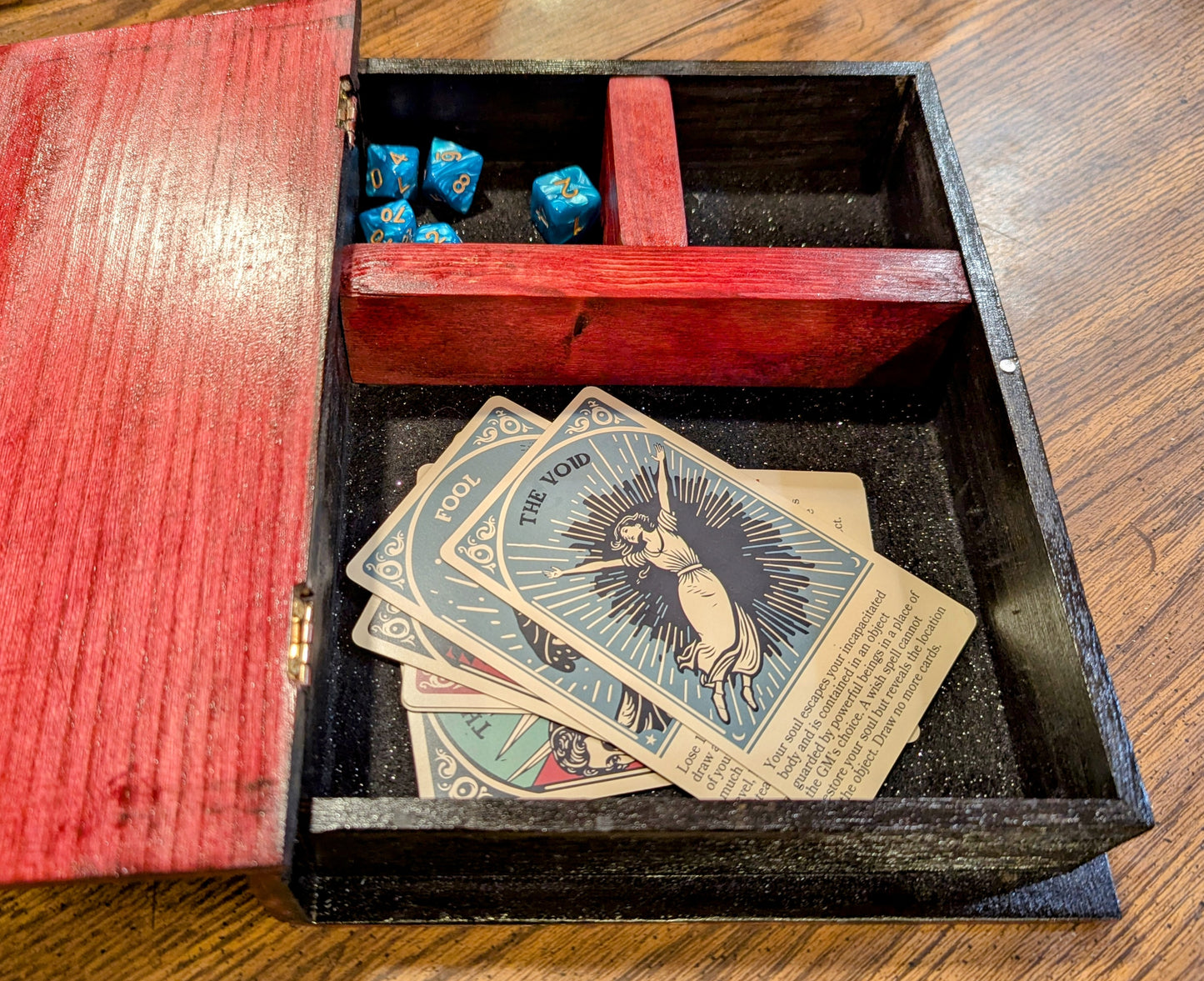 D&D Dice Box Dice Tray Dungeons and Dragons dice box