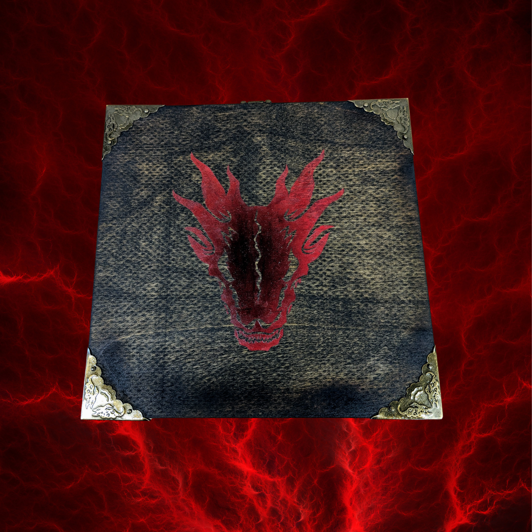 D&D Dice Box Dice Tray Dungeons and Dragons dice box