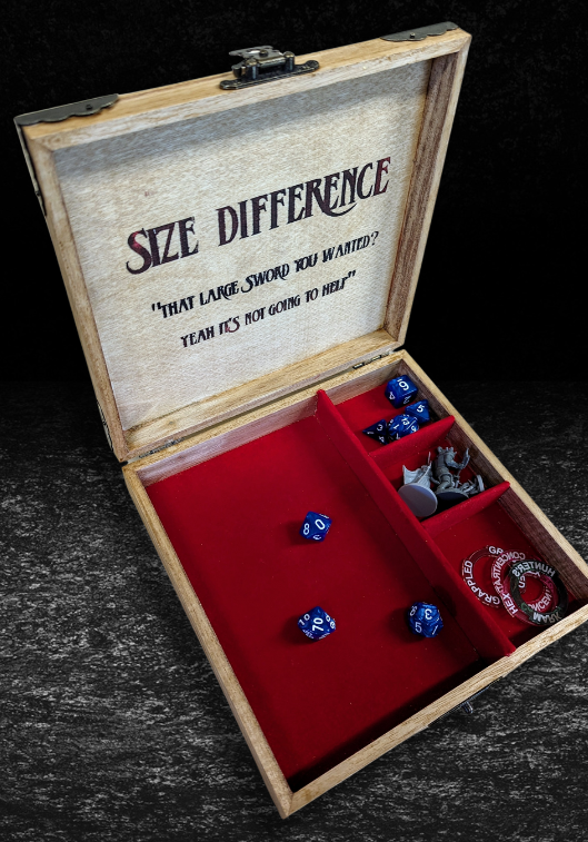 D&D Dice Box Dice Tray Dungeons and Dragons dice box