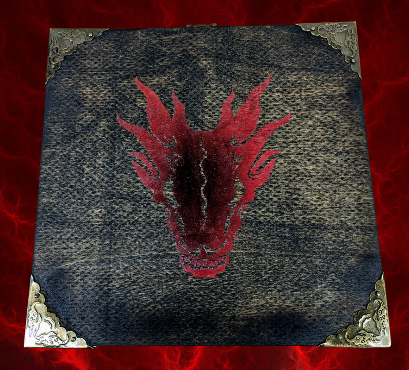 D&D Dice Box Dice Tray Dungeons and Dragons dice box