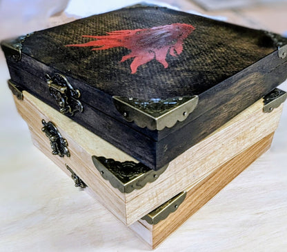 D&D Dice Box Dice Tray Dungeons and Dragons dice box