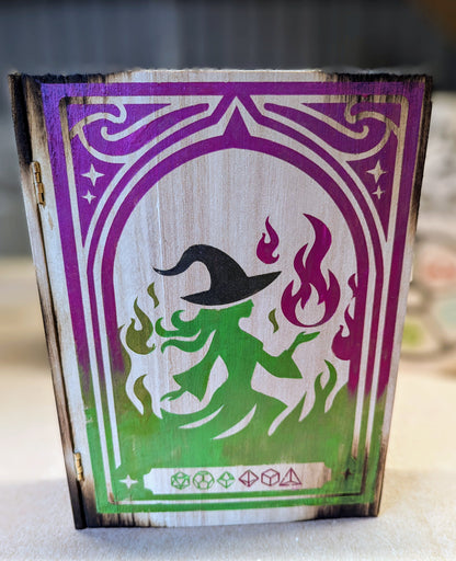 Wizard of Oz inspired D&D Dice Box Dice Tray Dungeons and Dragons dice box