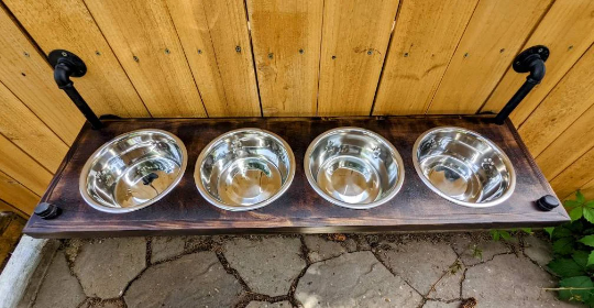 4 bowl dog feeder on sale