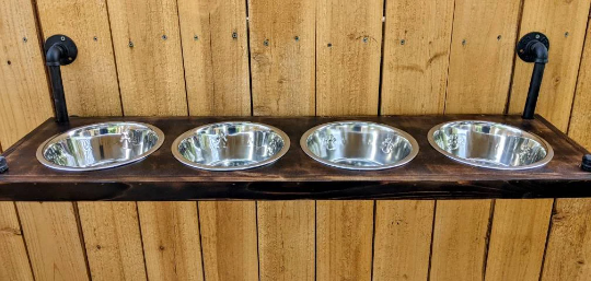 4 bowl dog feeder on sale