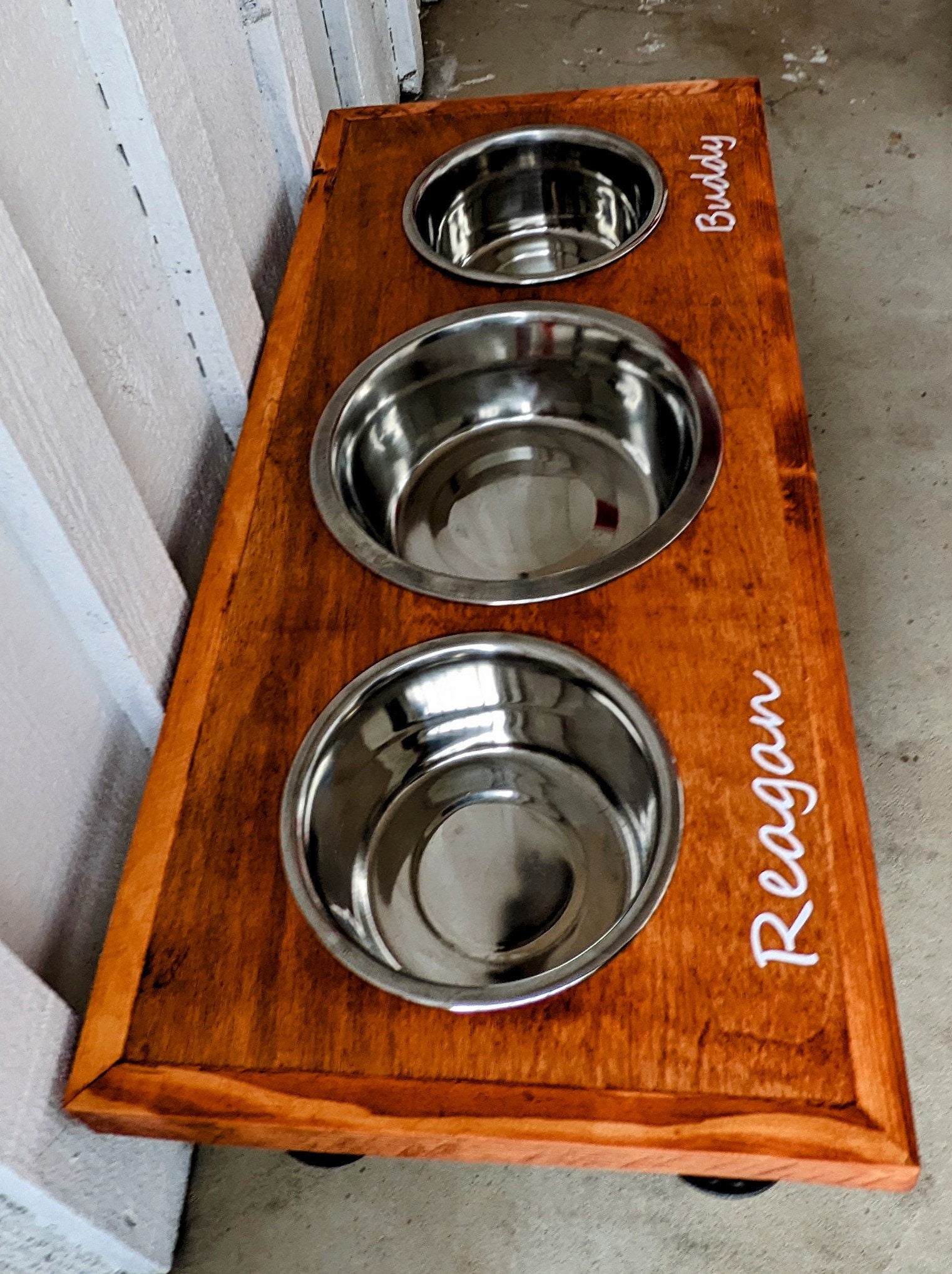 Standing Dog Bowl Feeder JJwoodworking