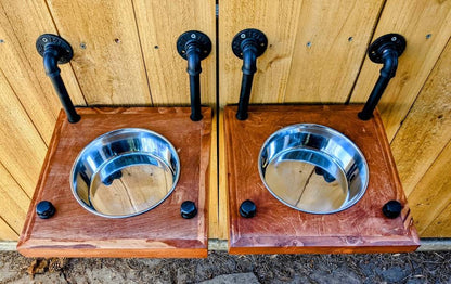 Elevated Single Raised Dog Feeder