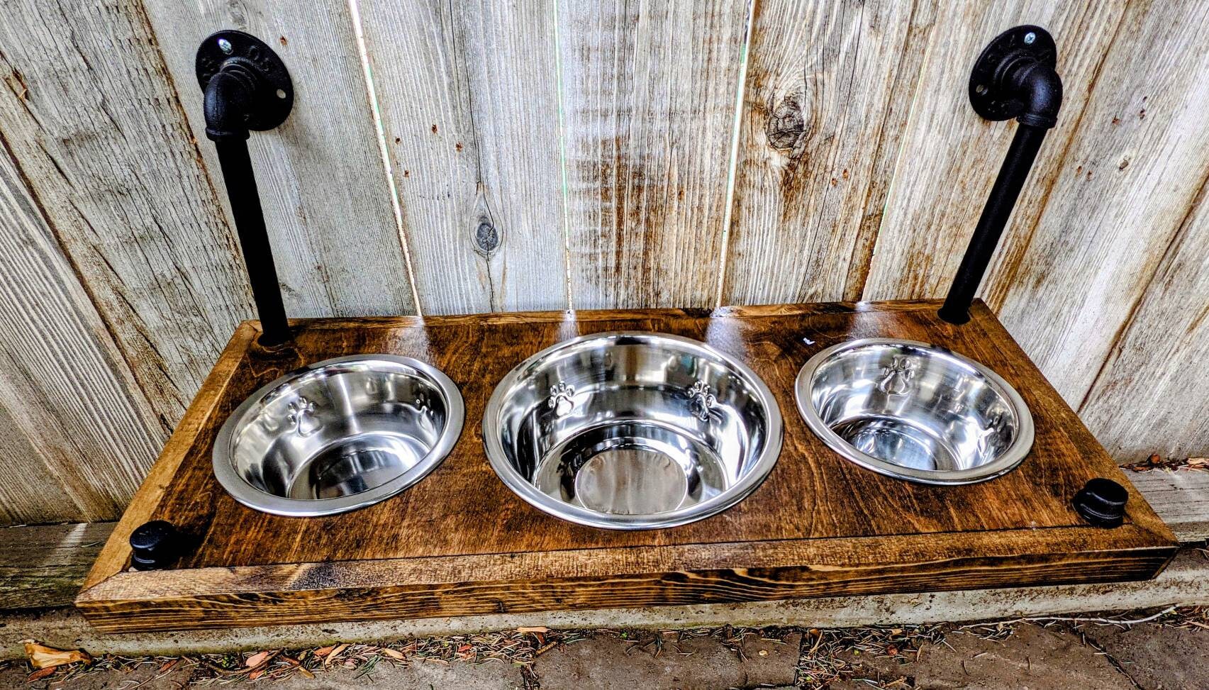 Diy 3 discount bowl dog feeder